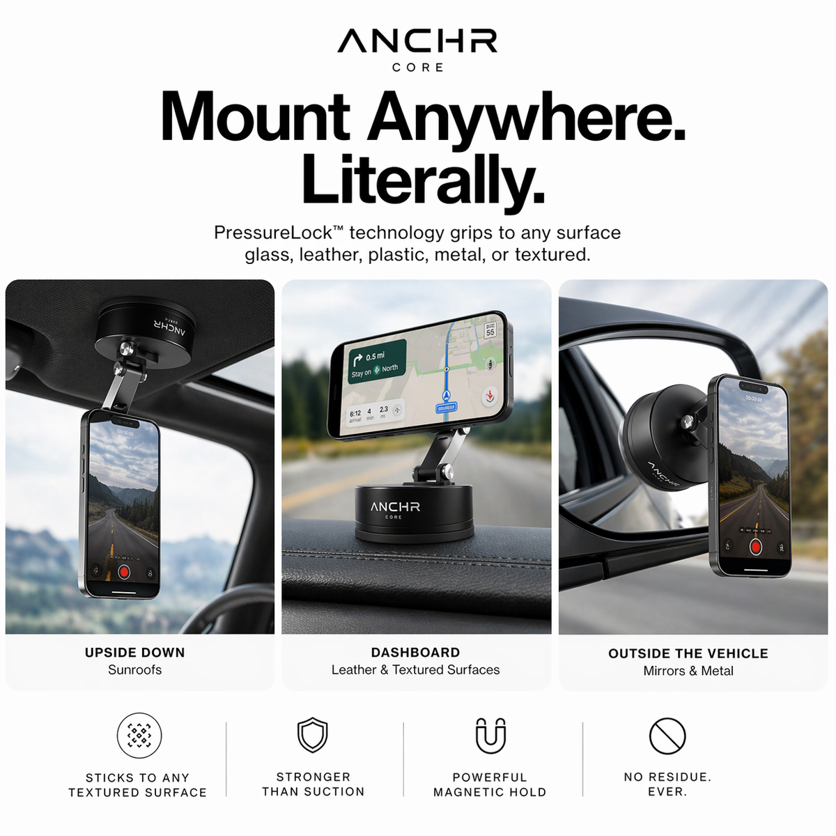 ANCHR™ CORE — PressureLock Magnetic Mount