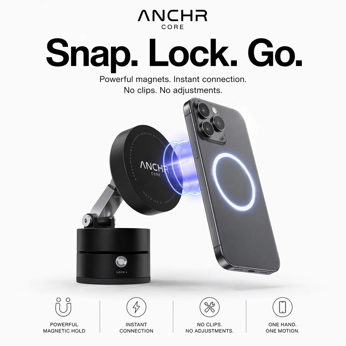 ANCHR™ CORE — PressureLock Magnetic Mount