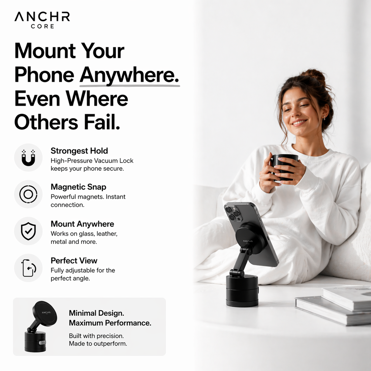 ANCHR™ CORE — PressureLock Magnetic Mount