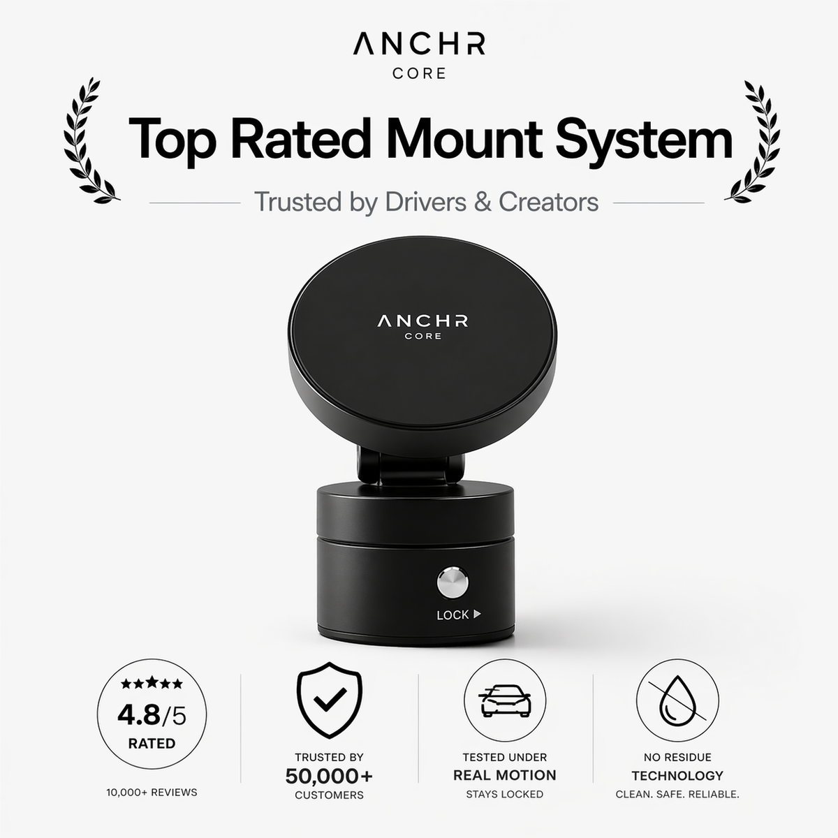 ANCHR™ CORE — PressureLock Magnetic Mount