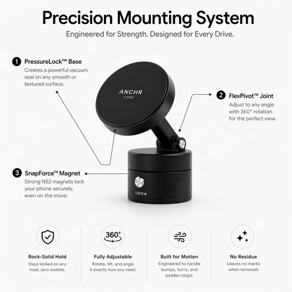 ANCHR™ CORE — PressureLock Magnetic Mount
