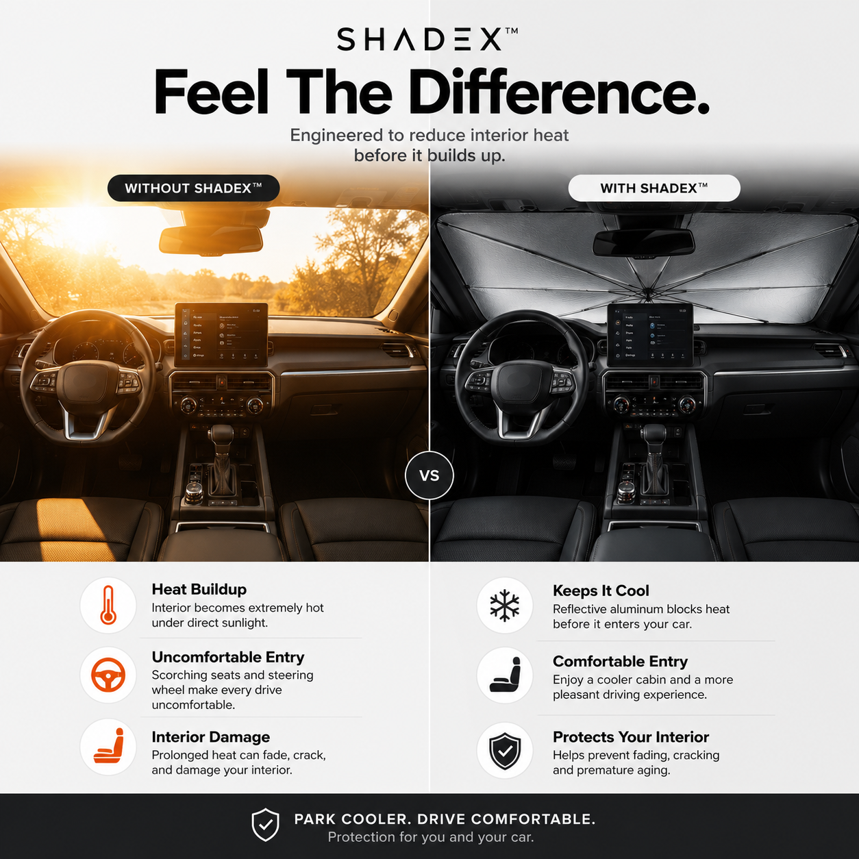 ShadeX - FoldAway Windshield Sunshade