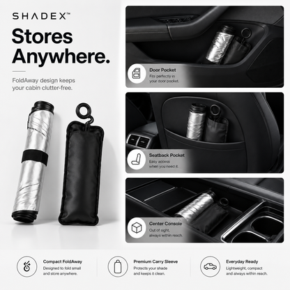 ShadeX - FoldAway Windshield Sunshade